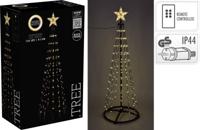 Verlichte boom 150 cm 154 LED warm wit - thumbnail