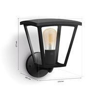 Philips Hue Wandlamp 8719514388512 Energielabel: G (A - G) Hue White Inara E27 7 W Warmwit Energielabel: G (A - G) - thumbnail