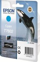Epson T7602 Cartridge Cyaan - thumbnail