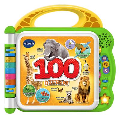 VTech kinderboek mijn eerste 100 woordjes dieren groen