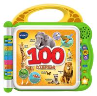 VTech kinderboek mijn eerste 100 woordjes dieren groen - thumbnail