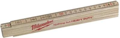 Milwaukee Dunne houten vouwmeter Slim Wood Vouwmeter 2m - 4932459303