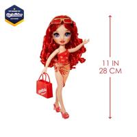 MGA Entertainment rainbow high swim & style pop ruby - thumbnail