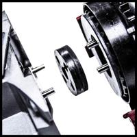 Einhell Professional AXXIO 18/115 Q 4431150 Haakse accuslijper 115 mm Zonder accu, Zonder lader, Incl. snelspanmoer - thumbnail