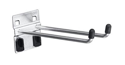 Bott Dubbele haak | diepte 150 mm verzinkt | d. 6 mm | passend voor geperforeerde platen | 5 stuks in zak - 14002043 14002043 - thumbnail