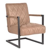 LABEL51 Fauteuil Denmark - Stone - Microfiber - thumbnail