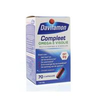 Davitamon Compleet omega 3 vis 70 Capsules - thumbnail