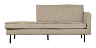 WOOOD Daybed 'Rodeo' Rechts, Bouclé, kleur Beige