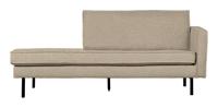 WOOOD Daybed 'Rodeo' Rechts, Bouclé, kleur Beige - thumbnail