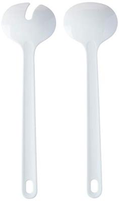 Fackelmann basic saladeset 26 cm wit san kunstof 2 stuks