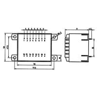Weiss Elektrotechnik 85/413 Printtransformator 1 x 230 V 1 x 15 V/AC 36 VA 2.40 A - thumbnail