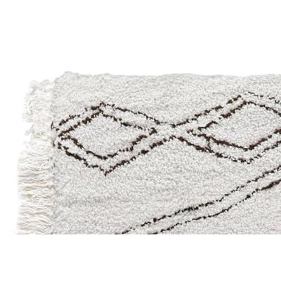 Tapijt Home ESPRIT Zwart Beige Boho 175 x 100 x 3 cm