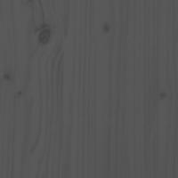 Plantenbak 40x40x39 cm massief grenenhout grijs - thumbnail