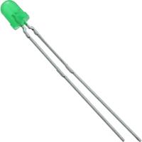 Vishay TLLG4401 Bedrade LED Groen Rond 3.2 mm 2 mcd 50 ° 7 mA 1.9 V - thumbnail
