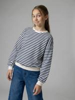 Sweater met wijde pasvorm marineblauw - thumbnail
