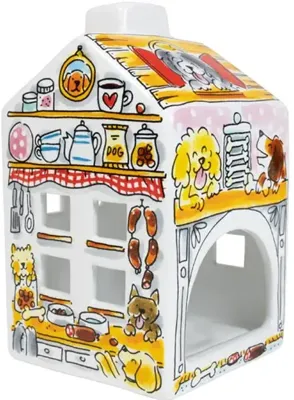 Blond Amsterdam lichthuisje hond