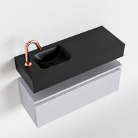 MONDIAZ ANDOR 80cm toiletmeubel cale. LEX 80cm wastafel urban links 1 kraangat - thumbnail