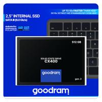 Goodram CX400 gen.2 2.5" 512 GB SATA III 3D TLC NAND - thumbnail