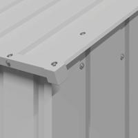 VidaXL Hondenhok met dak 113x153x101 cm gegalvaniseerd staal - thumbnail