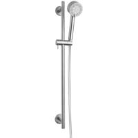 Wiesbaden Cadans Glijstangset Chroom - Luxe Douche Accessoire - thumbnail