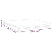 Matrassen Wit, Grijs 180 x 200 cm 100% polyester jacquard stof - thumbnail