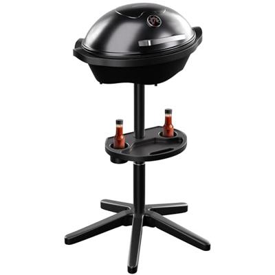 Profi Cook PC-BQS 1303 Staande grill Elektrisch Thermometer in deksel, Anti-aanbaklaag, CoolTouch-behuizing Zwart