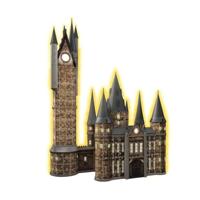 Ravensburger 3d puzzel hogwarts astronomie toren (night edition), 540st. - thumbnail