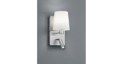 Trio Slaapkamer leeslampMarriot metaalgrijs - 271470207