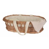 Rieten poppendraagmand - Emma Les Petits - thumbnail