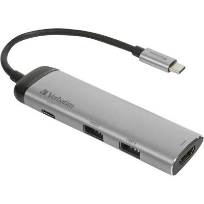 Verbatim USB 3.2 Gen 1 multiport hub, USB-C > 2x USB-A + USB-C + HDMI usb-hub