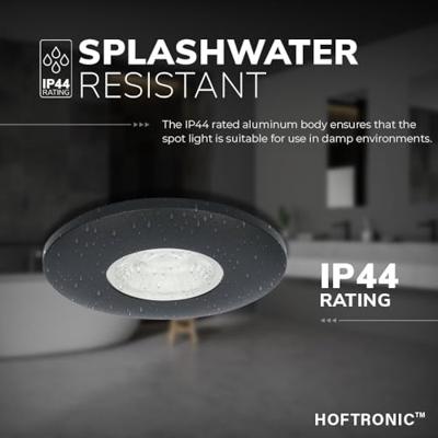 Set van 3 Pavo - Platte LED ipbouwspots met lage inbouwdiepte 12mm - 3 Watt 300 Lumen - 2700K Warm wit - Dimbaar - Rond - Meubelspot - IP44 waterdicht - Zwart Set van 3 Pavo - Platte LED ipbouwspots met lage inbouwdiepte 12mm - 3 Watt 300 Lumen - 2700K Warm wit - Dimbaar - Rond - Meubelspot - IP44 waterdicht - Zwart