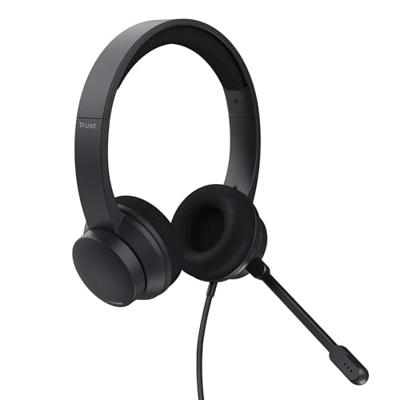 Trust Ayda ENC-headset voor pc (USB) Headset Zwart - thumbnail