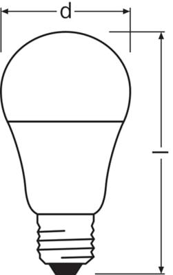 OSRAM HOMELIGHTING 4099854040467 LED-lamp Energielabel F (A - G) E27 Ballon 9 W = 65 W Warmwit (Ø x h) 60 mm x 60 mm 1 stuk(s)