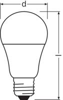 OSRAM HOMELIGHTING 4099854040467 LED-lamp Energielabel F (A - G) E27 Ballon 9 W = 65 W Warmwit (Ø x h) 60 mm x 60 mm 1 stuk(s) - thumbnail