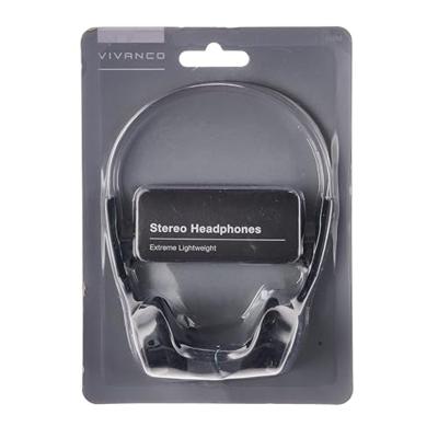 Vivanco SR 3030 stereo hoofdtelefoon (101dB, 3,5 mm jackstekker, 1,1 m) zwart