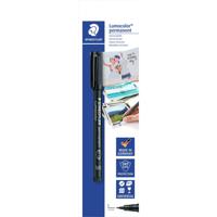 Staedtler Lumocolor 313-9 BK-1 Permanent marker Zwart Watervast: Ja - thumbnail
