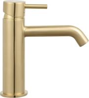 Saqu Eurotrend wastafelkraan geborsteld messing - thumbnail