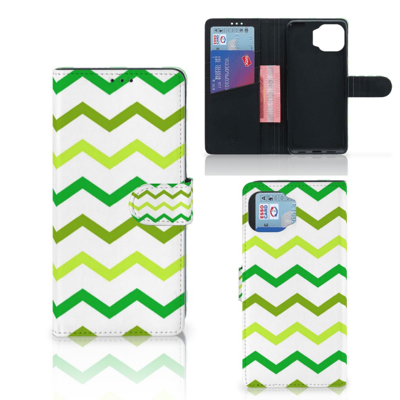 Motorola Moto G 5G Plus | Telefoon Hoesje | Zigzag Groen Motorola Moto G 5G Plus | Telefoon Hoesje | Zigzag Groen