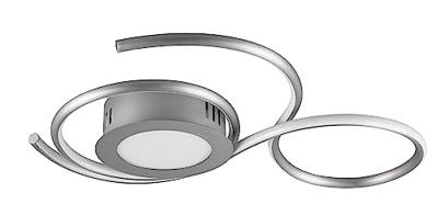 Trio Leuchten Plafondlamp Jive L 50 cm mat chroom