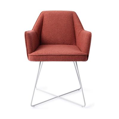 Jesper Home Tome eetkamerstoel Shabby Saffron cross white Jesper Home Tome eetkamerstoel Shabby Saffron cross white