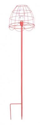 Esschert Design vloerlantaarn theelicht 25,2 x 137 cm staal rood Esschert Design vloerlantaarn theelicht 25,2 x 137 cm staal rood