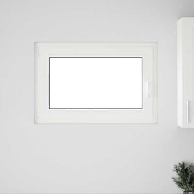 Kelderraam "RISOR" 90x50 cm draai-kiep DIN links wit