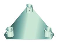 Alutruss 60301890 Bodem-, wandplaat 1 stuk(s) - thumbnail