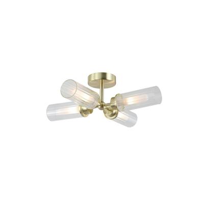 Searchlight 4-lichts plafondlampImperial goud - 29984SB