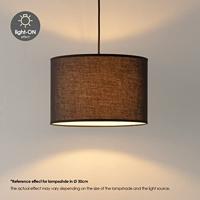 Home sweet home lampenkap Bling 30 - zwart - thumbnail