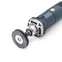 Lessmann Ronde borstel | d. 70 mm schacht 6 mm draaddikte 0,3 mm | staal 13 mm 15.000 omw/min | Max. toerental 15000 min-¹ | 1 stuk - 417163 417163 - thumbnail