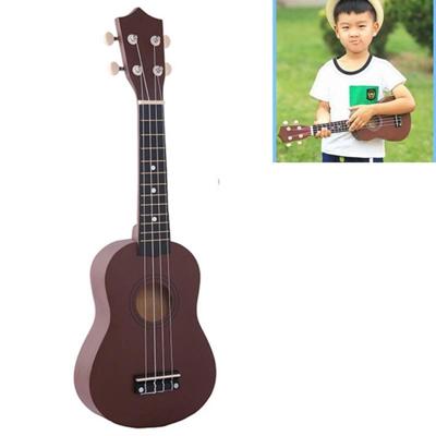 HM100 21 inch Basswood Ukulele kinderen verlichting muziekinstrument (koffie)