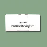 Natuurlijke theelichtjes 6 branduren 100 Stuks - thumbnail