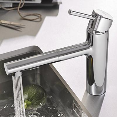 GROHE Concetto Keukenkraan - uittrekbare uitloop - 2 straalsoorten - chroom 30273001 - thumbnail