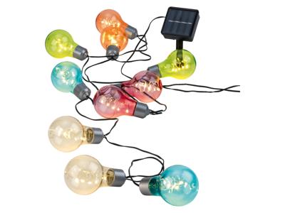 LIVARNO Led-lichtsnoer op zonne-energie (Bont gekleurd)